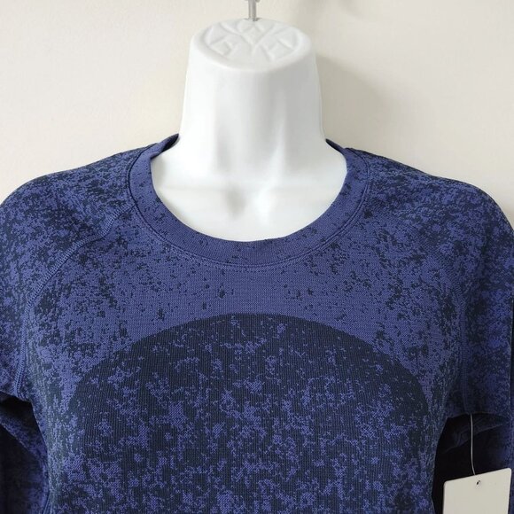 NWT LULULEMON GRKP/TRNV Dark Blue Swiftly Tech Long Sleeve 2.0 Crew Top 6 - Picture 3 of 8